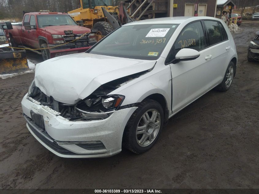 2019 VOLKSWAGEN GOLF S/SE - 3VWG57AU1KM037811