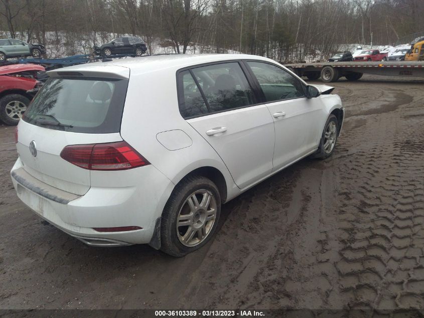 2019 VOLKSWAGEN GOLF S/SE - 3VWG57AU1KM037811