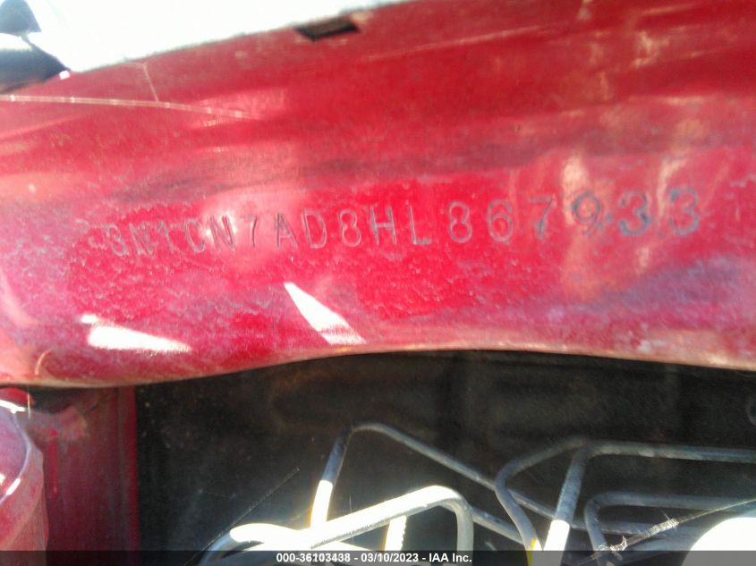 2017 NISSAN VERSA - 3N1CN7AD8HL867933