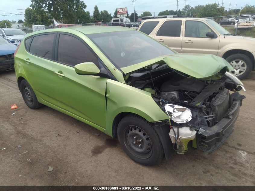 2013 HYUNDAI ACCENT GS - KMHCT5AE1DU080303