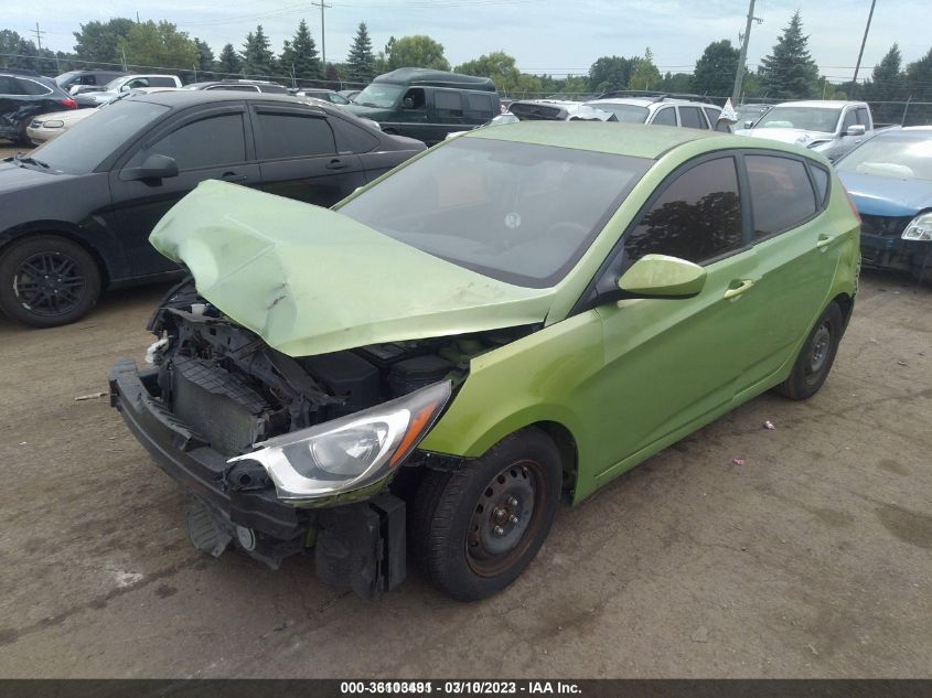 2013 HYUNDAI ACCENT GS - KMHCT5AE1DU080303