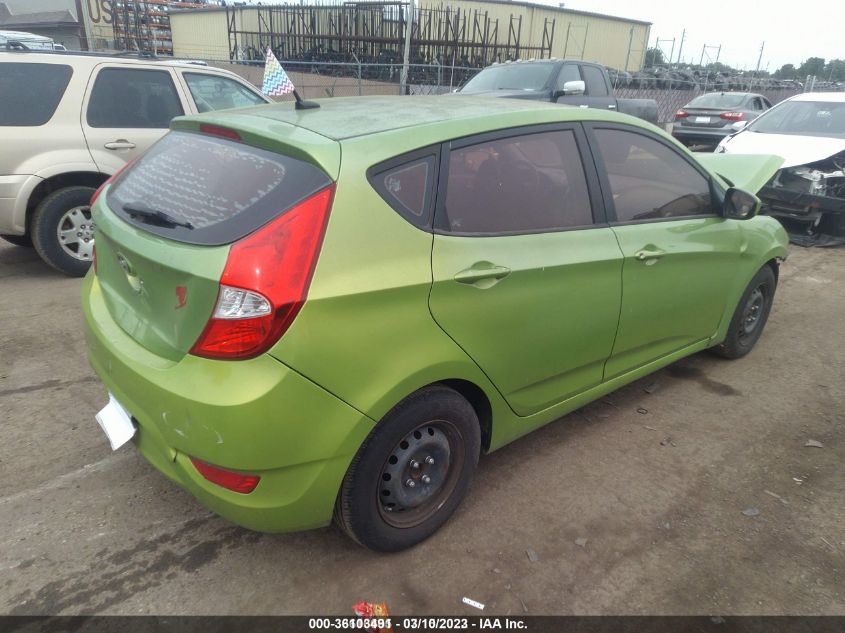 2013 HYUNDAI ACCENT GS - KMHCT5AE1DU080303