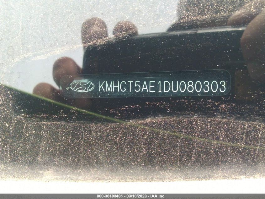 2013 HYUNDAI ACCENT GS - KMHCT5AE1DU080303