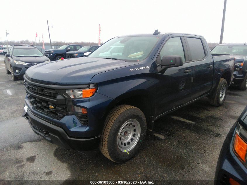 2023 CHEVROLET SILVERADO 1500 WORK TRUCK - 3GCPDAEK8PG219281