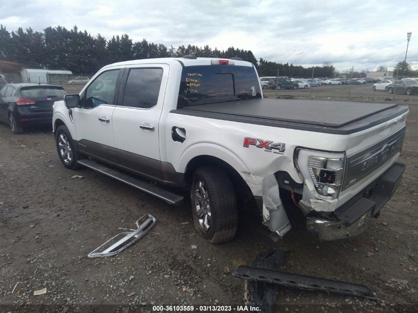 2021 FORD F-150 SPRCR 4X4 SPR CREW x1FTW1ED9MFB77627