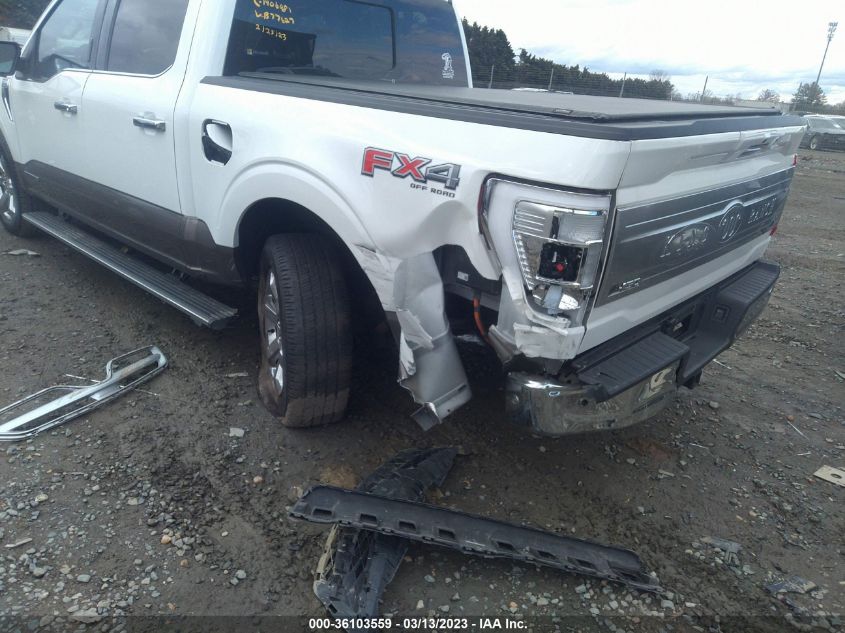 2021 FORD F-150 SPRCR 4X4 SPR CREW x1FTW1ED9MFB77627