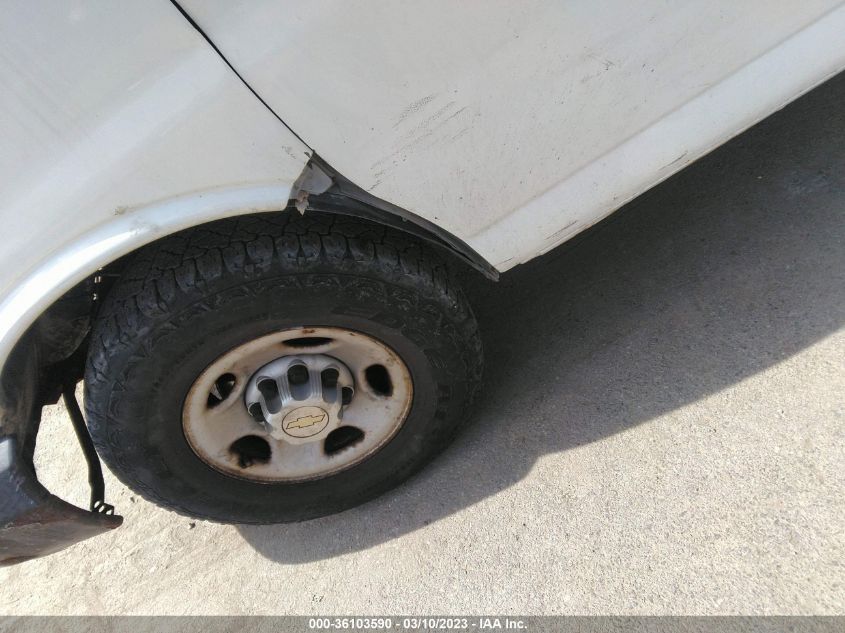 2013 CHEVROLET EXPRESS CARGO VAN - 1GCZGUCG5D1104020