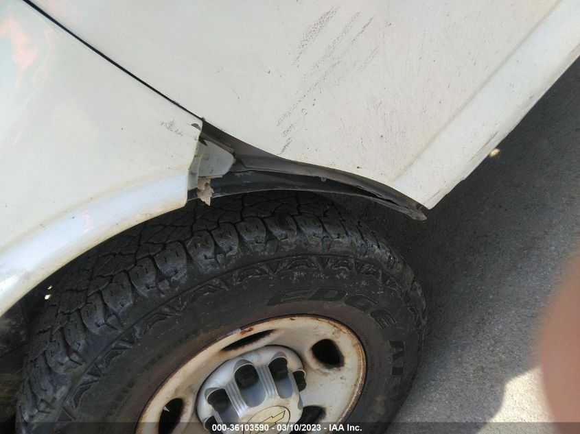 2013 CHEVROLET EXPRESS CARGO VAN - 1GCZGUCG5D1104020