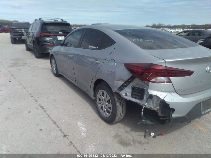 2020 HYUNDAI ELANTRA SE - KMHD74LF3LU940483