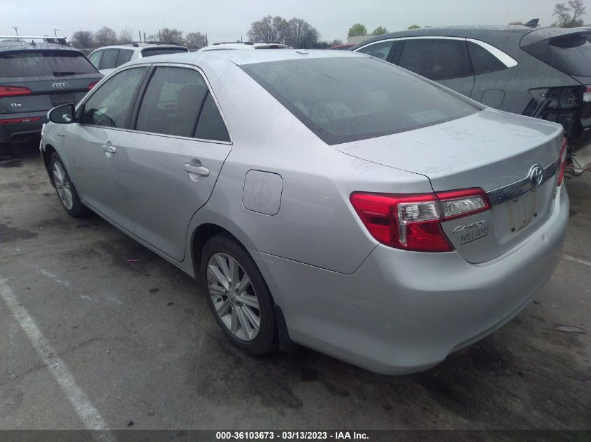 2013 TOYOTA CAMRY HYBRID LE/XLE - 4T1BD1FK5DU073175