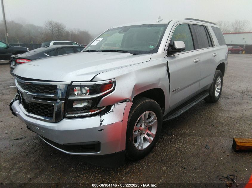 2019 CHEVROLET TAHOE LT - 1GNSKBKCXKR377950