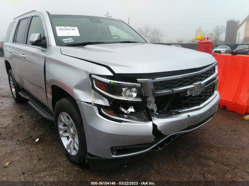 2019 CHEVROLET TAHOE LT - 1GNSKBKCXKR377950