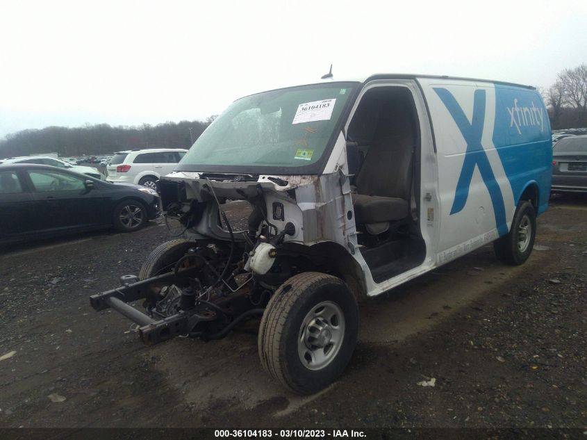 2015 CHEVROLET EXPRESS CARGO VAN - 1GCWGFCF7F1152966