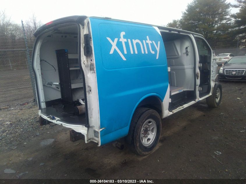 2015 CHEVROLET EXPRESS CARGO VAN - 1GCWGFCF7F1152966