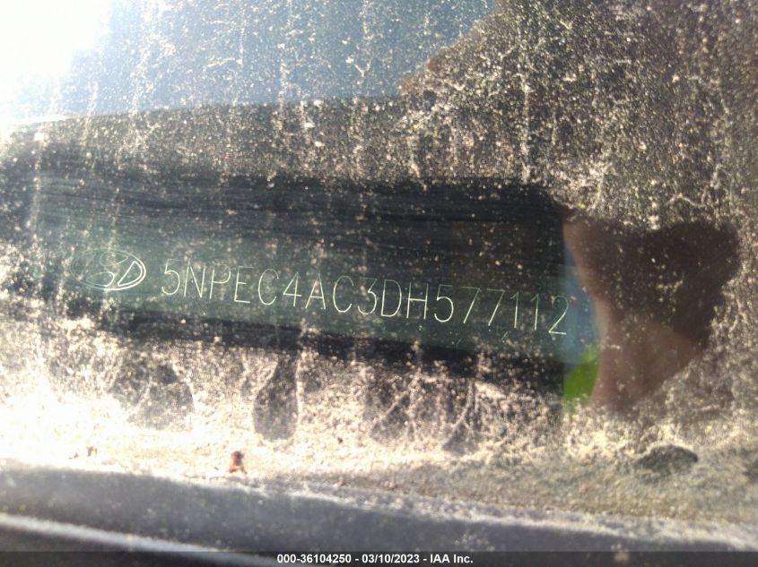 2013 HYUNDAI SONATA SE - 5NPEC4AC3DH577112