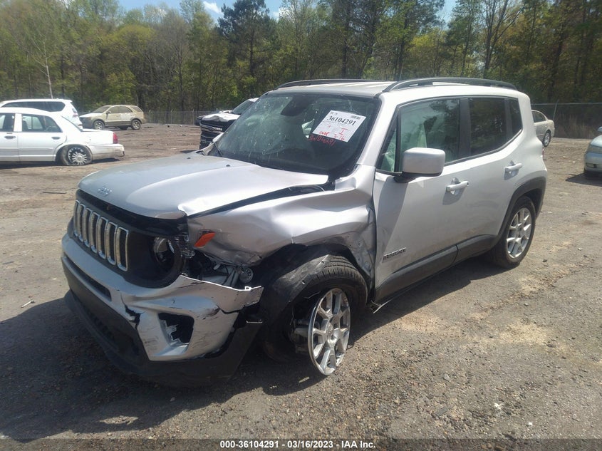 VIN ZACNJABB8LPL81874 2020 JEEP RENEGADE LATITUDE