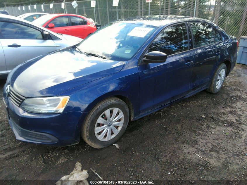 2014 VOLKSWAGEN JETTA SEDAN S - 3VW2K7AJ1EM354419