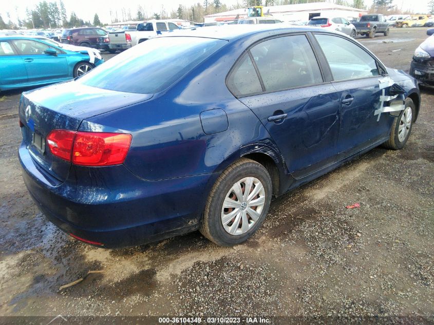 2014 VOLKSWAGEN JETTA SEDAN S - 3VW2K7AJ1EM354419