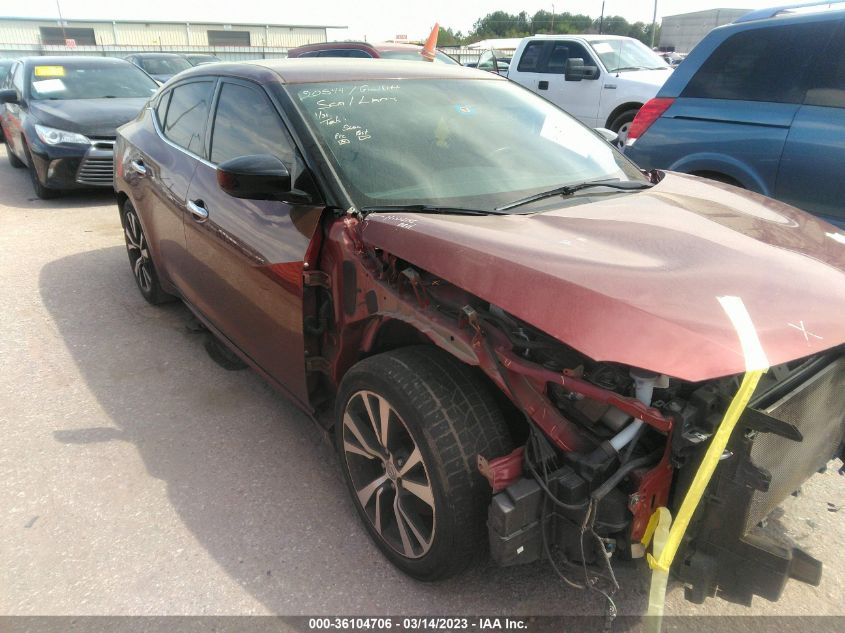 2017 NISSAN MAXIMA S - 1N4AA6AP5HC423446