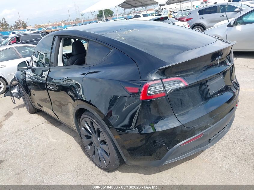 2022 TESLA MODEL Y PERFORMANCE - 7SAYGDEF7NF551038