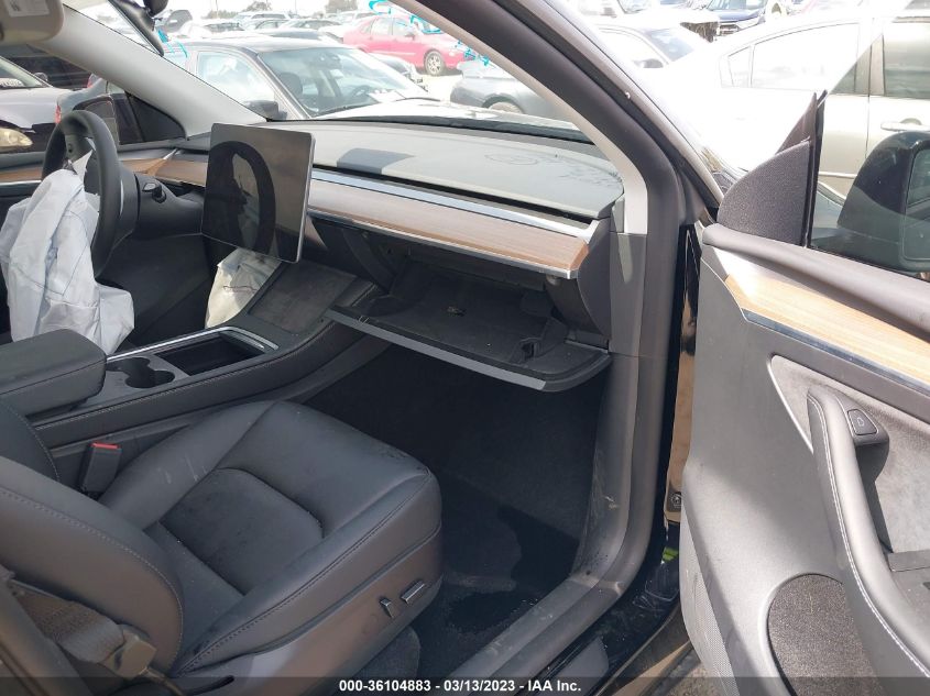 2022 TESLA MODEL Y PERFORMANCE - 7SAYGDEF7NF551038