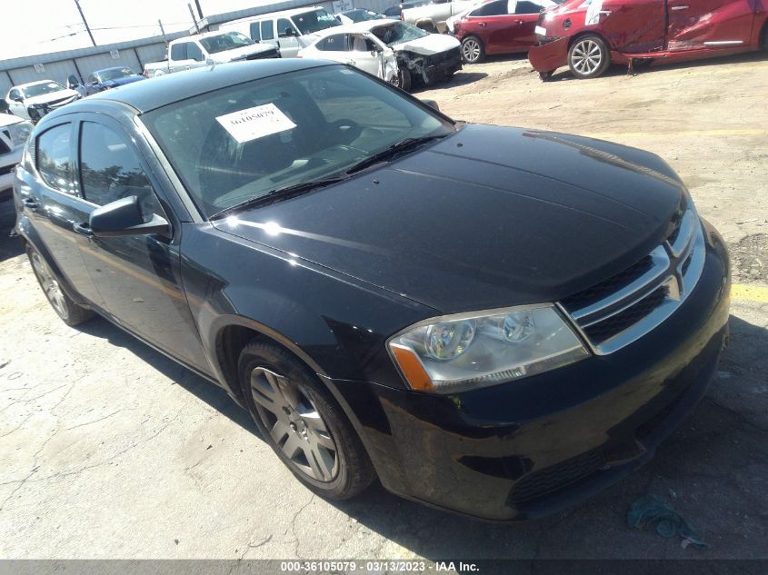 2014 DODGE AVENGER SE - 1C3CDZAB1EN125982