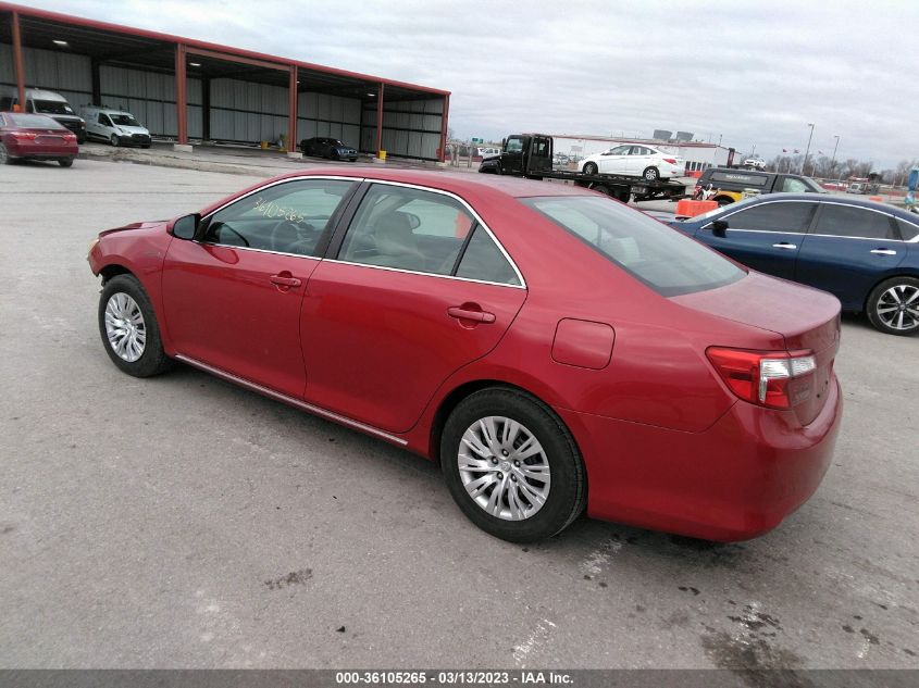 2013 TOYOTA CAMRY HYBRID LE/XLE - 4T1BD1FK9DU085779