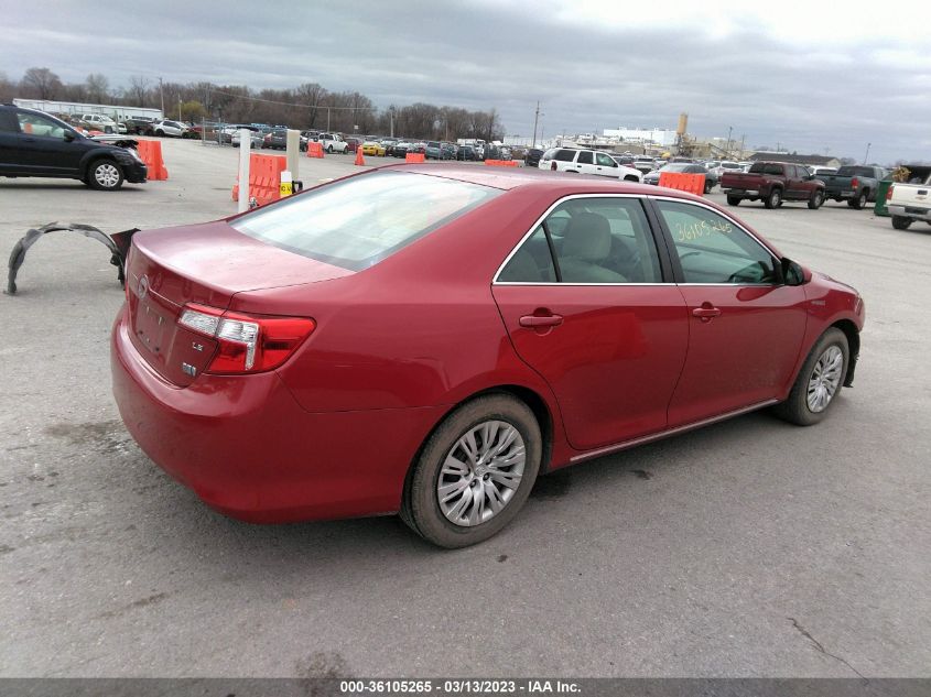 2013 TOYOTA CAMRY HYBRID LE/XLE - 4T1BD1FK9DU085779
