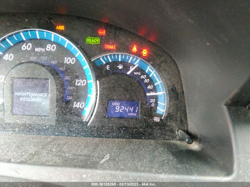 2013 TOYOTA CAMRY HYBRID LE/XLE - 4T1BD1FK9DU085779