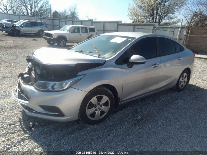 2016 CHEVROLET CRUZE LS - 1G1BC5SM6G7283995