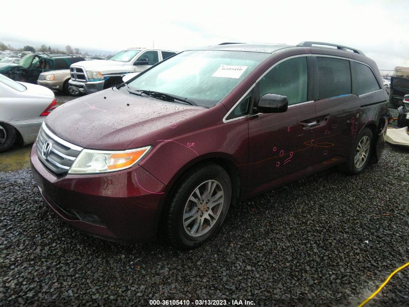 2013 HONDA ODYSSEY EX-L - 5FNRL5H63DB022408