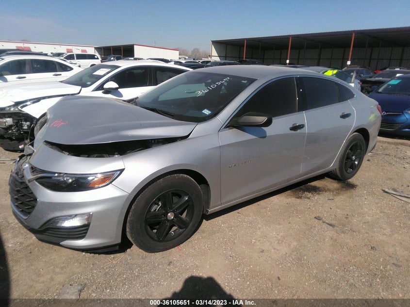 VIN 1G1ZC5ST5NF168717 2022 CHEVROLET MALIBU LS