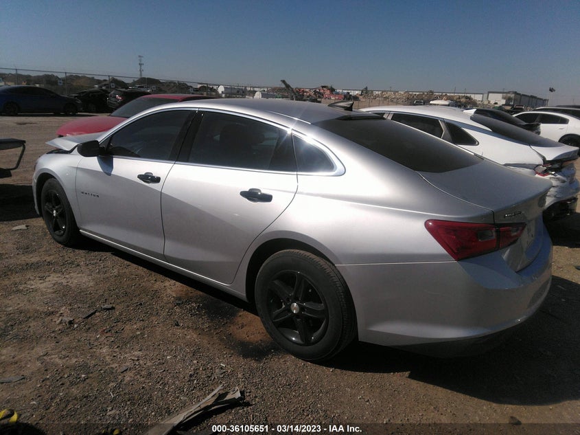 VIN 1G1ZC5ST5NF168717 2022 CHEVROLET MALIBU LS
