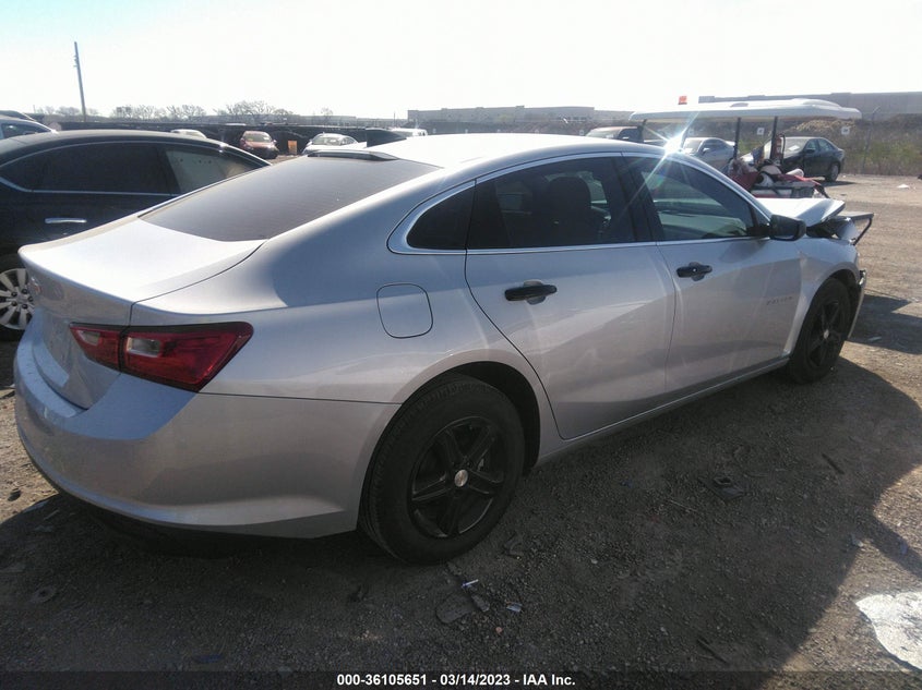 VIN 1G1ZC5ST5NF168717 2022 CHEVROLET MALIBU LS