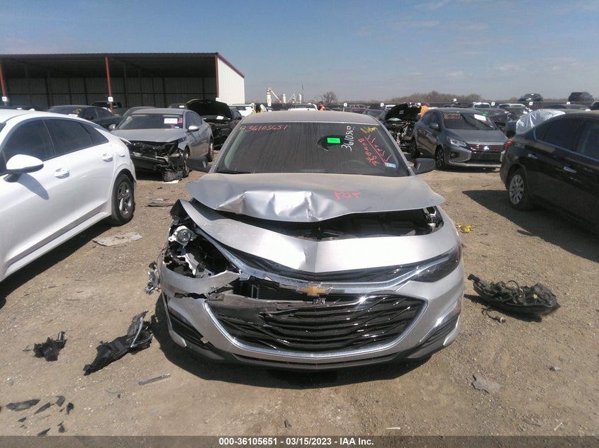 VIN 1G1ZC5ST5NF168717 2022 CHEVROLET MALIBU LS
