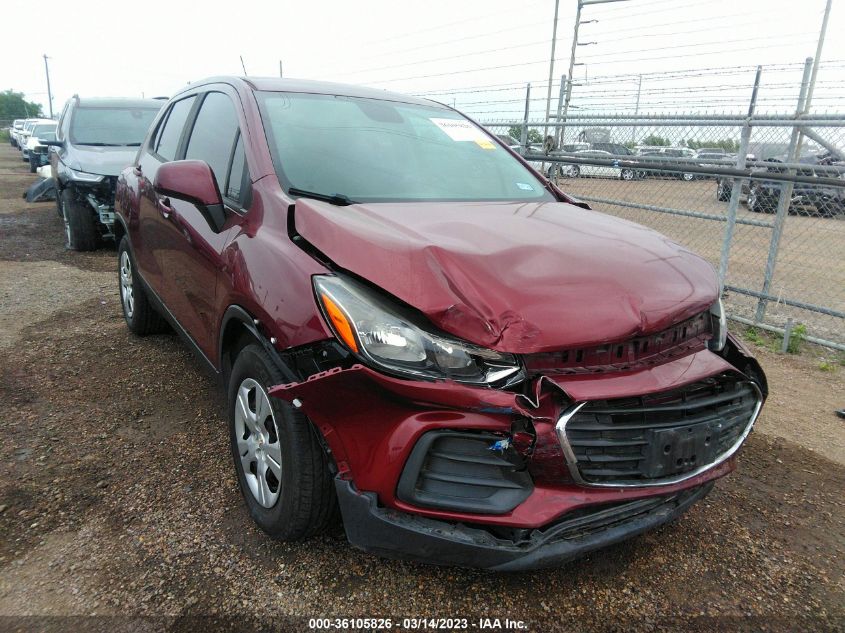 2017 CHEVROLET TRAX LS - 3GNCJKSB9HL273755