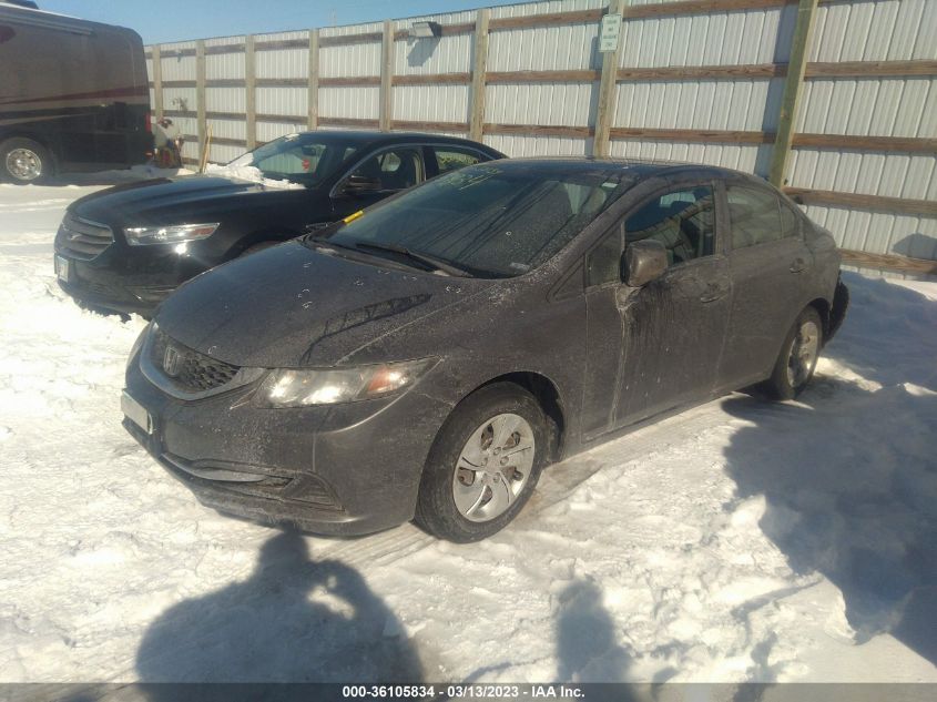 2013 HONDA CIVIC SDN LX - 19XFB2F58DE100251