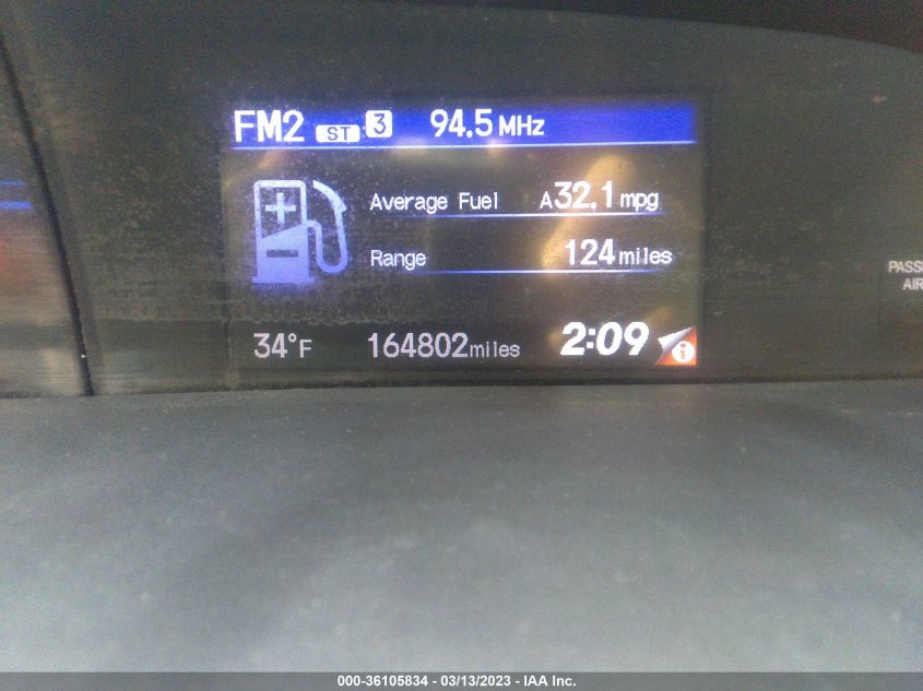 2013 HONDA CIVIC SDN LX - 19XFB2F58DE100251