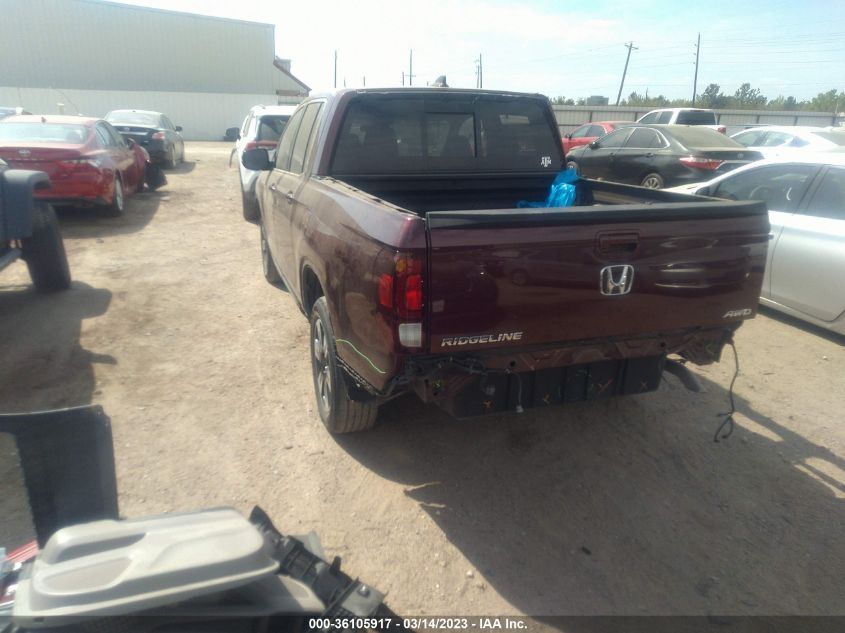 2020 HONDA RIDGELINE RTL - 5FPYK3F56LB023569