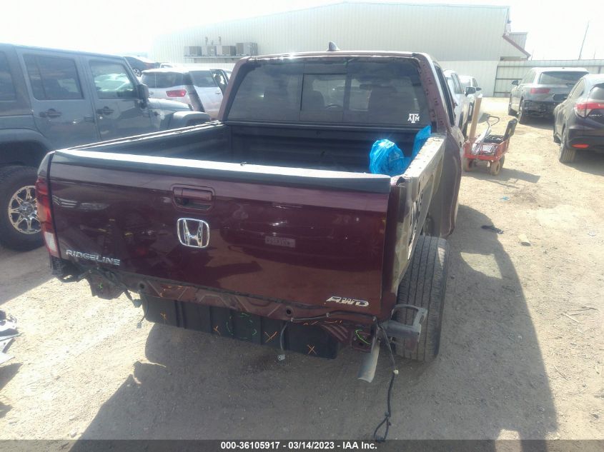 2020 HONDA RIDGELINE RTL - 5FPYK3F56LB023569