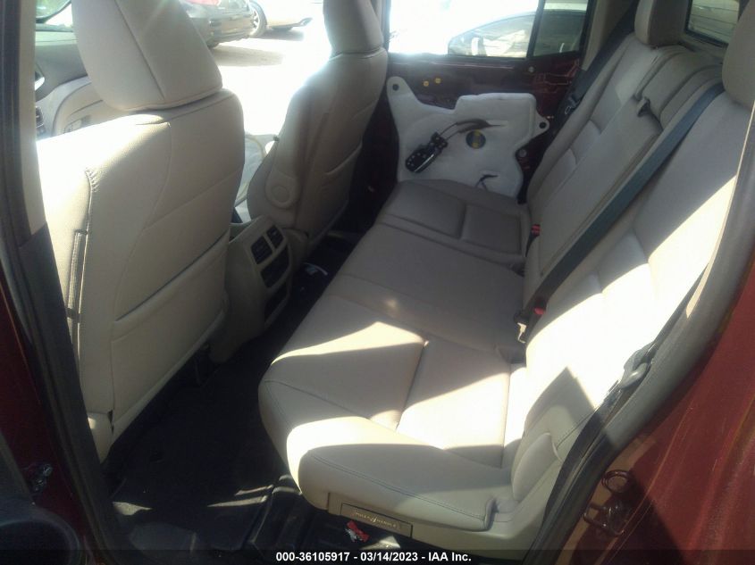 2020 HONDA RIDGELINE RTL - 5FPYK3F56LB023569