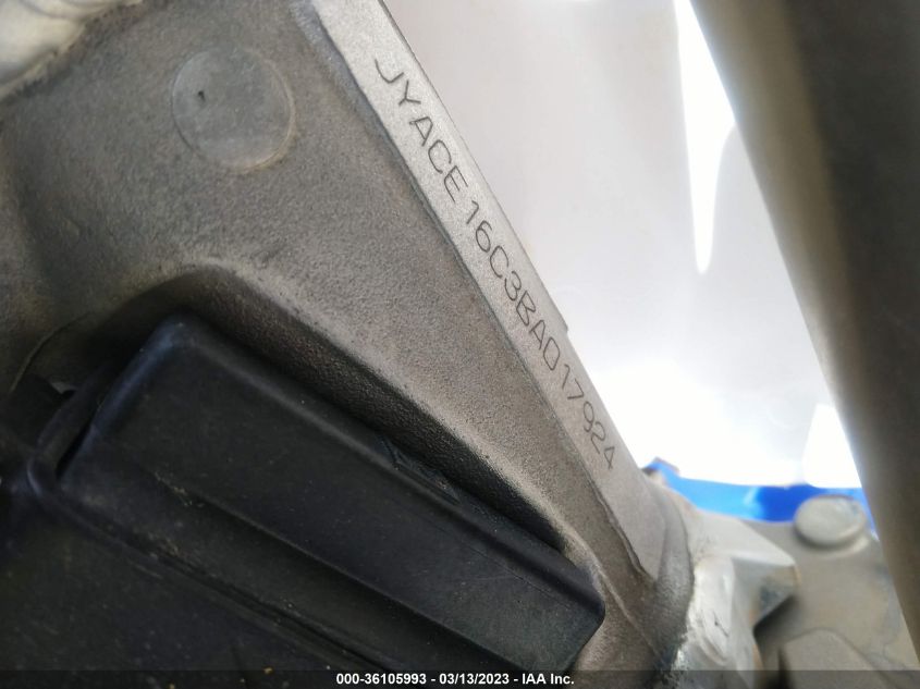 2011 YAMAHA YZ125 JYACE16C3BA017924
