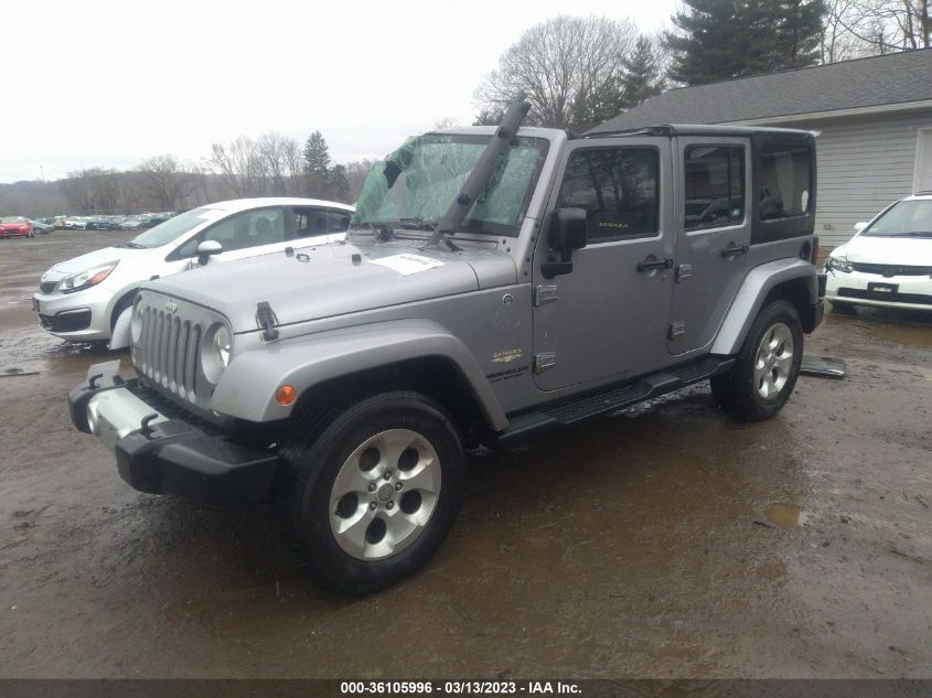 2014 JEEP WRANGLER UNLIMITED SAHARA - 1C4BJWEG6EL324798