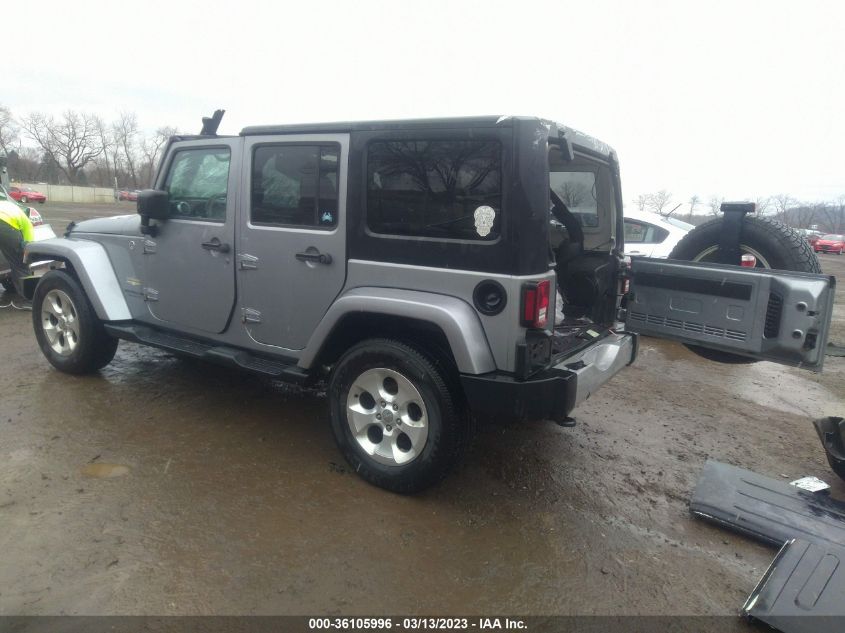 2014 JEEP WRANGLER UNLIMITED SAHARA - 1C4BJWEG6EL324798