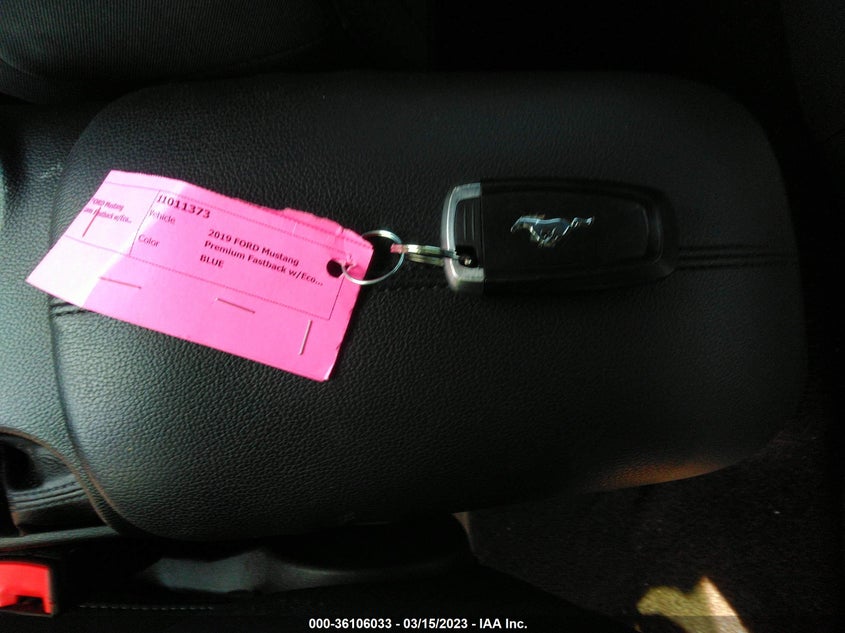 VIN 1FA6P8TH4K5152820 2019 FORD MUSTANG ECOBOOST