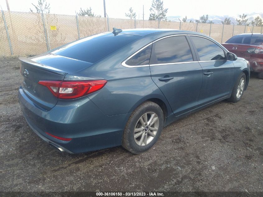 2016 HYUNDAI SONATA 2.4L SE - 5NPE24AF0GH268019