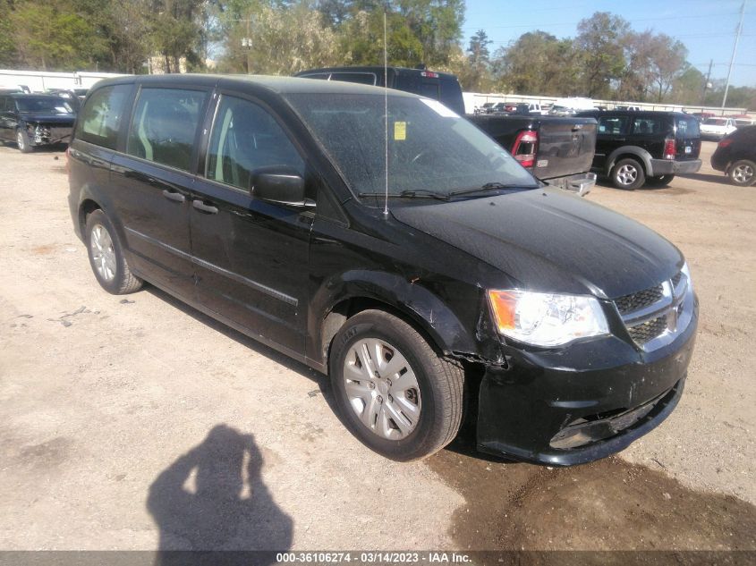2015 DODGE GRAND CARAVAN AMERICAN VALUE PKG - 2C4RDGBG0FR634681