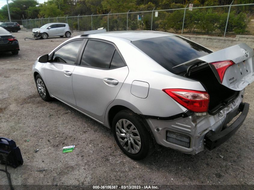 2019 TOYOTA COROLLA L/LE/SE/XLE/XSE - 2T1BURHE7KC127841