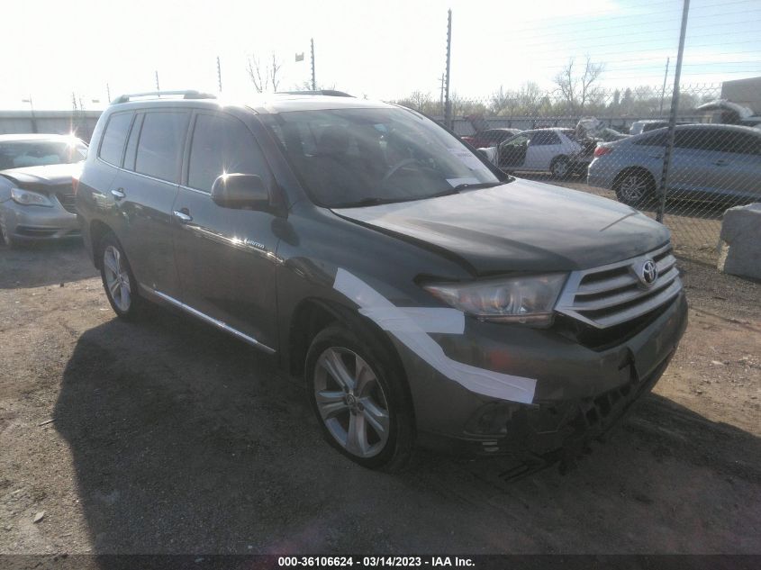 2013 TOYOTA HIGHLANDER LIMITED - 5TDDK3EH3DS241727