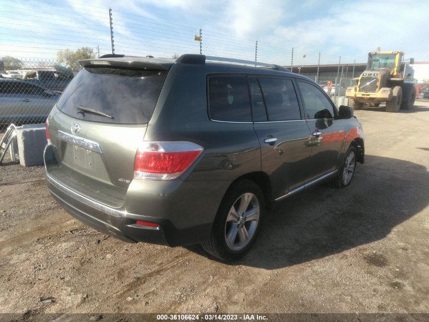 2013 TOYOTA HIGHLANDER LIMITED - 5TDDK3EH3DS241727